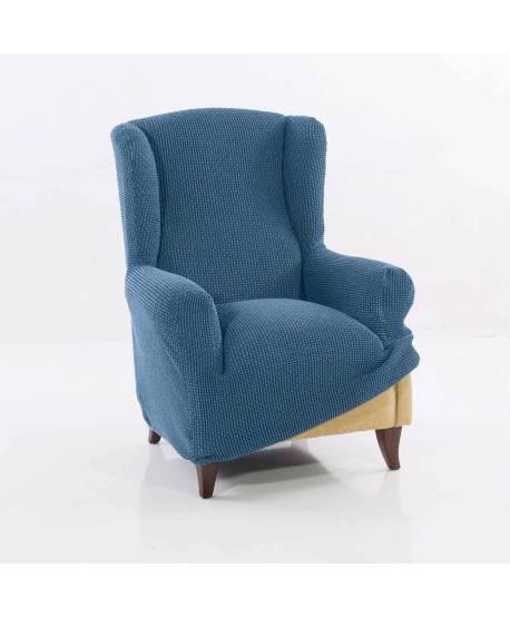 Funda sillón orejero Kawa azul