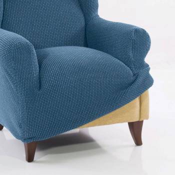 Funda sillón orejero Kawa azul 2